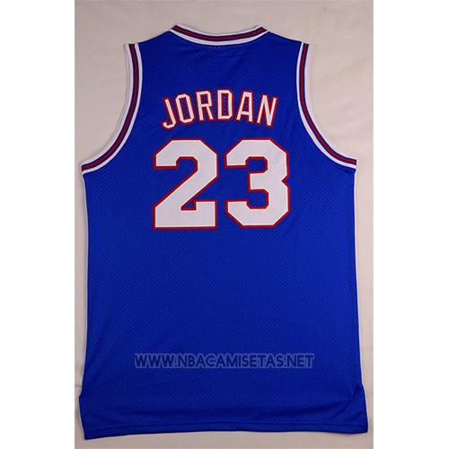Camiseta Tune Squad Michael Jordan NO 23 Azul